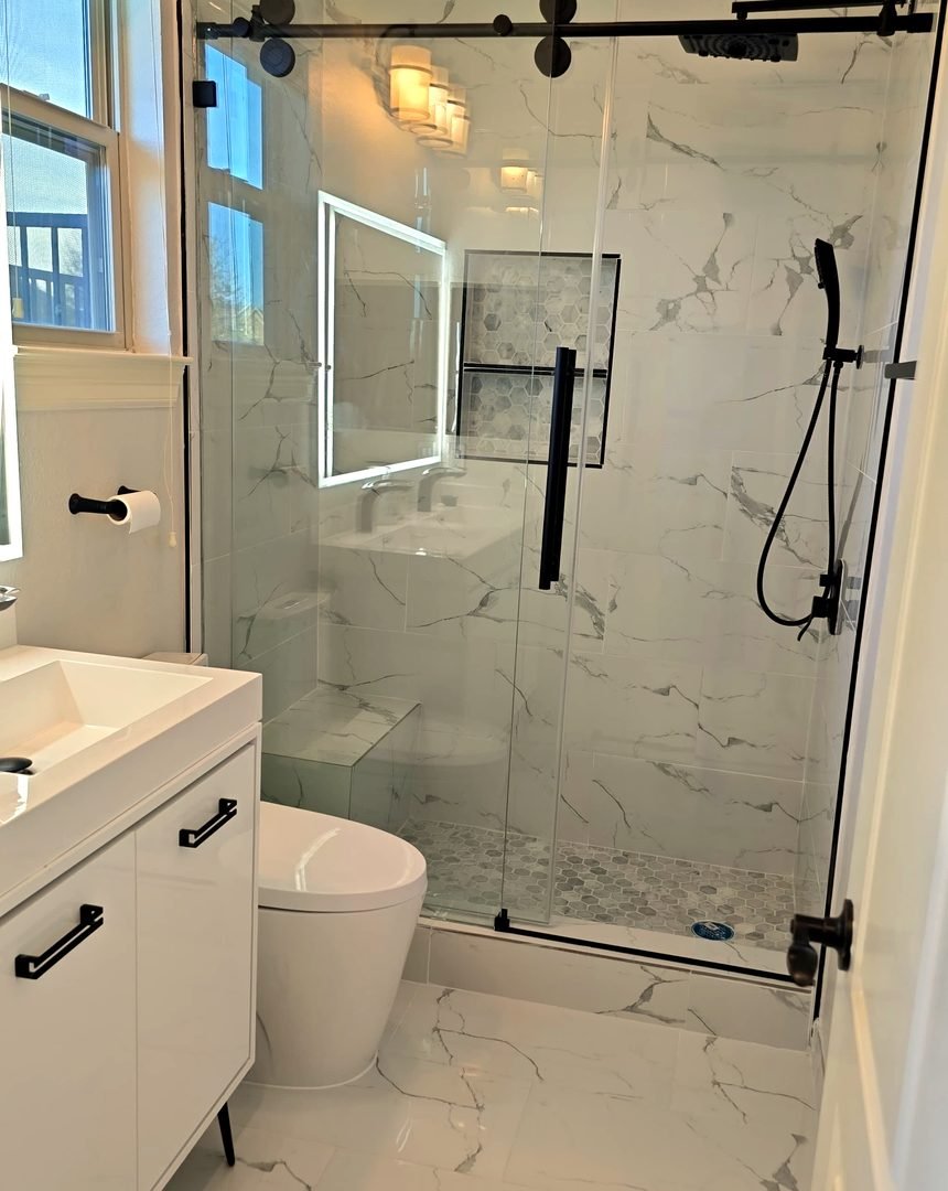 Marble Bathroom Remodel